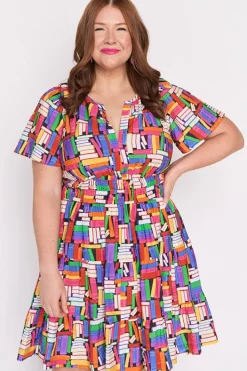 Lorraine Designs Casual Dresses*Arianna Book Bliss Dress