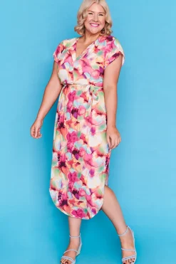 Lorraine Designs Casual Dresses | Fit & Flare Dresses*Arlo Floral Painting Dress