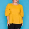 Ebby & I Tops*Atalanta Orange Top