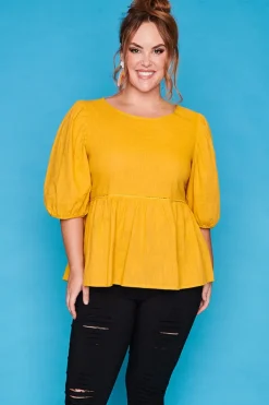 Ebby & I Tops*Atalanta Orange Top