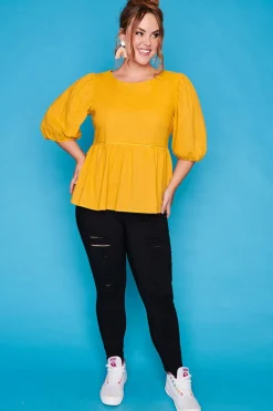 Ebby & I Tops*Atalanta Orange Top