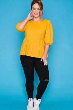Ebby & I Tops*Atalanta Orange Top