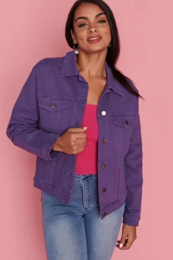 Lorraine Designs Jackets & Coats*Azalea Purple Jacket