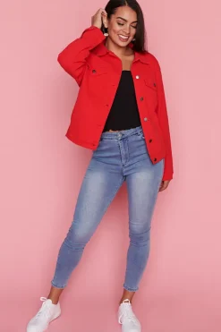 Lorraine Designs Jackets & Coats*Azalea Red Jacket
