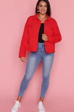 Lorraine Designs Jackets & Coats*Azalea Red Jacket