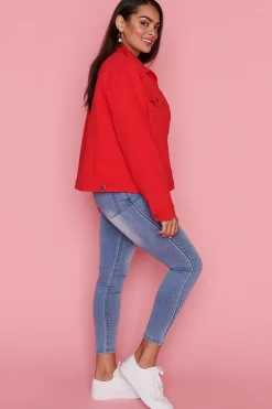 Lorraine Designs Jackets & Coats*Azalea Red Jacket