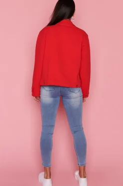 Lorraine Designs Jackets & Coats*Azalea Red Jacket