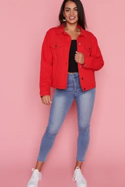 Lorraine Designs Jackets & Coats*Azalea Red Jacket