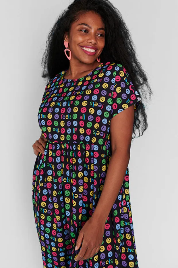 Lorraine Designs Casual Dresses | Loose Dresses*Bam All The Feels Dress