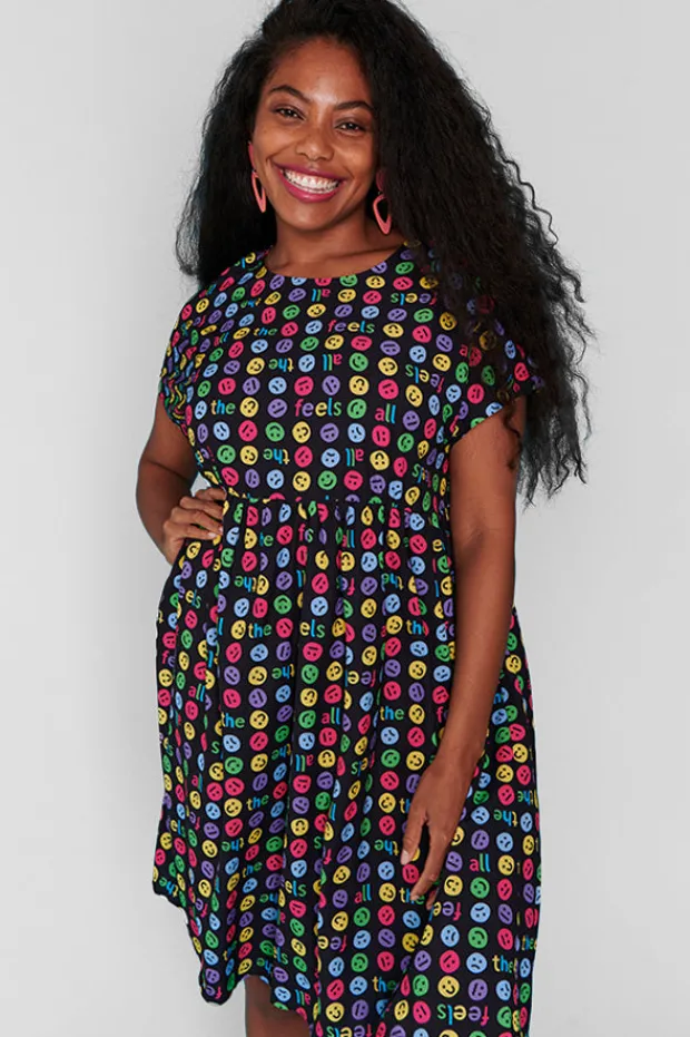 Lorraine Designs Casual Dresses | Loose Dresses*Bam All The Feels Dress
