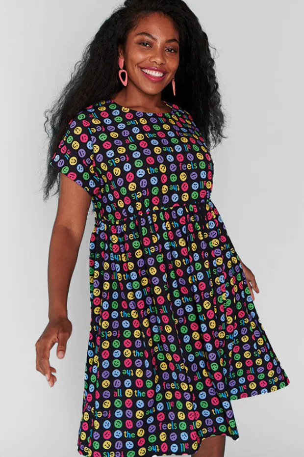 Lorraine Designs Casual Dresses | Loose Dresses*Bam All The Feels Dress
