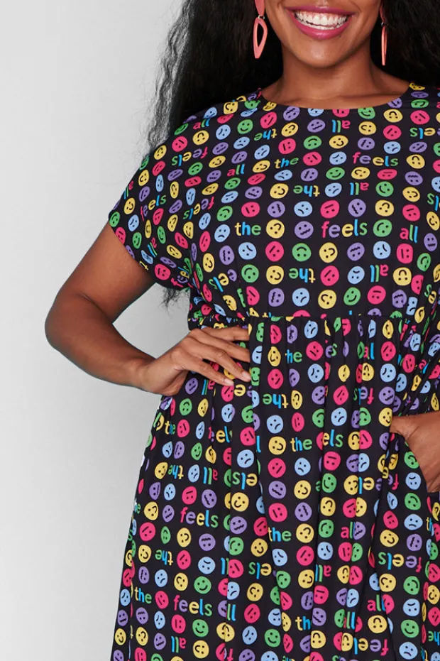 Lorraine Designs Casual Dresses | Loose Dresses*Bam All The Feels Dress