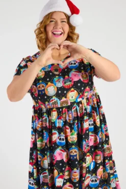Lorraine Designs Loose Dresses | Casual Dresses*Bam Bauble Christmas Dress