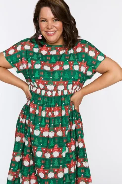 Lorraine Designs Loose Dresses | Casual Dresses*Bam Christmas Gnomes Dress