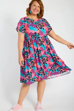 Lorraine Designs Loose Dresses | Casual Dresses*Bam Inky Leopard Dress