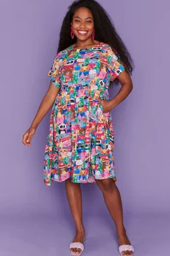 Lorraine Designs Casual Dresses | Loose Dresses*Bam Jolly N Bright Christmas Dress