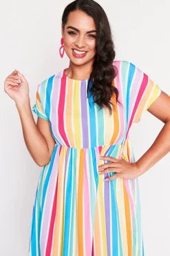Lorraine Designs Casual Dresses | Loose Dresses*Bam LPD Candy Stripe Dress