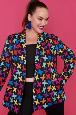 Lorraine Designs Jackets & Coats*Bel Air Criss Cross Blazer