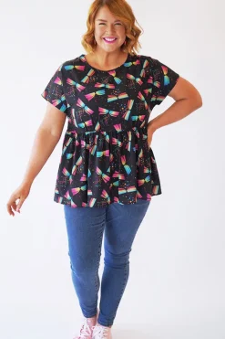 Lorraine Designs Tops*Betty Magic Of Books Top