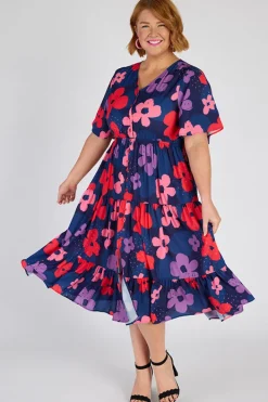 Lorraine Designs Casual Dresses | Fit & Flare Dresses*Blair Autumn Breeze Maxi Dress