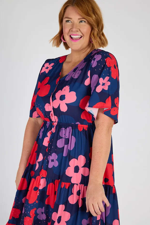 Lorraine Designs Casual Dresses | Fit & Flare Dresses*Blair Autumn Breeze Maxi Dress