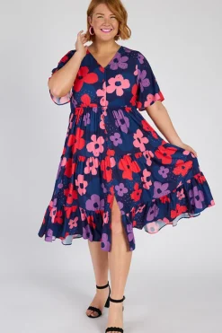 Lorraine Designs Casual Dresses | Fit & Flare Dresses*Blair Autumn Breeze Maxi Dress