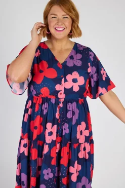 Lorraine Designs Casual Dresses | Fit & Flare Dresses*Blair Autumn Breeze Maxi Dress