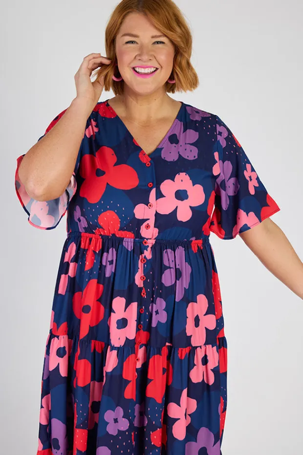 Lorraine Designs Casual Dresses | Fit & Flare Dresses*Blair Autumn Breeze Maxi Dress