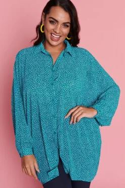 Lorraine Tops*Bliss Irregular Spot Shirt