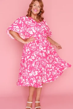 Lorraine Designs Casual Dresses | Fit & Flare Dresses*Callie Crazy Hearts Dress