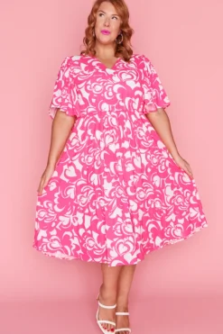 Lorraine Designs Casual Dresses | Fit & Flare Dresses*Callie Crazy Hearts Dress