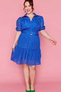 Lorraine Designs Casual Dresses | Fit & Flare Dresses*Caroline Cobalt Dress