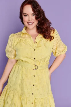 Lorraine Designs Casual Dresses | Fit & Flare Dresses*Caroline Lemon Dress