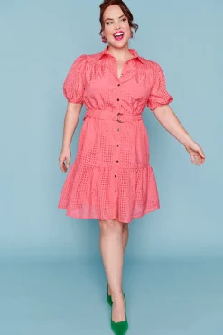 Lorraine Designs Casual Dresses | Fit & Flare Dresses*Caroline Melon Pink Dress