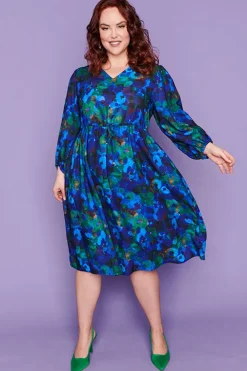 Lorraine Designs Casual Dresses | Fit & Flare Dresses*Carter Midnight Garden Dress