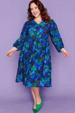 Lorraine Designs Casual Dresses | Fit & Flare Dresses*Carter Midnight Garden Dress