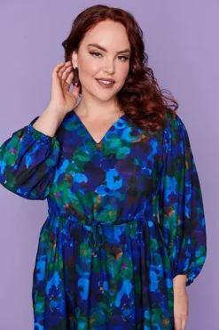 Lorraine Designs Casual Dresses | Fit & Flare Dresses*Carter Midnight Garden Dress