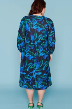 Lorraine Designs Casual Dresses | Fit & Flare Dresses*Carter Ocean Blue Dress