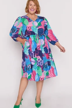 Lorraine Designs Loose Dresses | Fit & Flare Dresses*Carter Squiggle It Dress