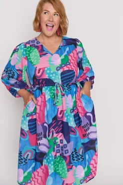 Lorraine Designs Loose Dresses | Fit & Flare Dresses*Carter Squiggle It Dress