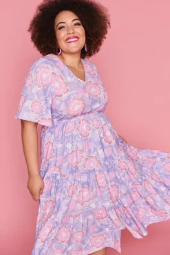 Lorraine Casual Dresses | Fit & Flare Dresses*Castle Psychedelic Swirl Dress