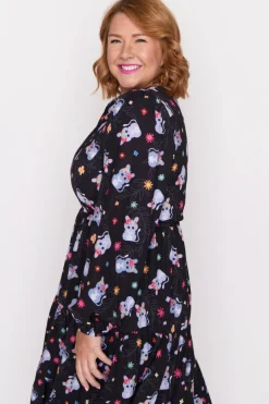 Lorraine Designs Casual Dresses | Loose Dresses*Charity Bilby Blossom Long Sleeve Dress
