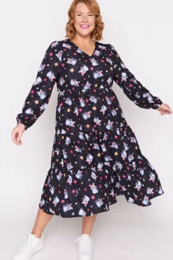 Lorraine Designs Casual Dresses | Loose Dresses*Charity Bilby Blossom Long Sleeve Dress