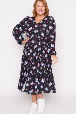 Lorraine Designs Casual Dresses | Loose Dresses*Charity Bilby Blossom Long Sleeve Dress