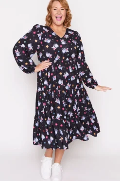 Lorraine Designs Casual Dresses | Loose Dresses*Charity Bilby Blossom Long Sleeve Dress