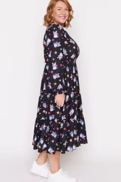 Lorraine Designs Casual Dresses | Loose Dresses*Charity Bilby Blossom Long Sleeve Dress