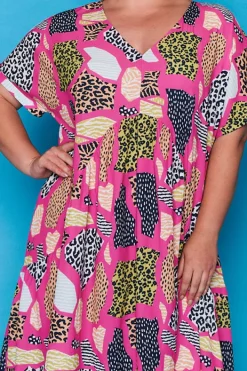 Lorraine Designs Casual Dresses | Loose Dresses*Charlotte Pink Safari Dress
