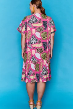 Lorraine Designs Casual Dresses | Loose Dresses*Charlotte Pink Safari Dress