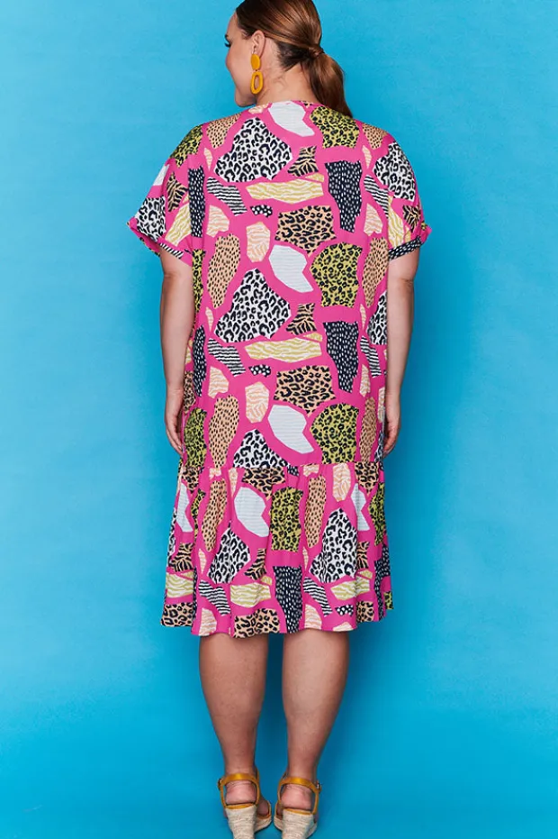 Lorraine Designs Casual Dresses | Loose Dresses*Charlotte Pink Safari Dress