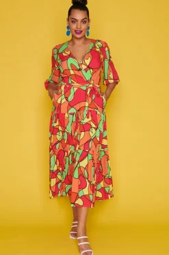 Label of Love Casual Dresses | Fit & Flare Dresses*Chasing Lovely Lines Citrus Dress